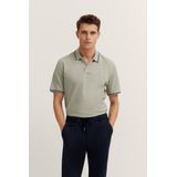 Bugatti - Poloshirt - Beige - Katoen - Korte Mouwen