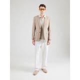 Bugatti - Polo - Effen Beige - Katoen/Acryl - Wijde Fit