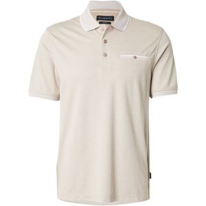 Bugatti - Polo - Effen Beige - Katoen/Acryl - Wijde Fit