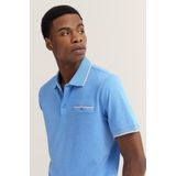 bugatti Poloshirt mit dezenten Kontraststreifen