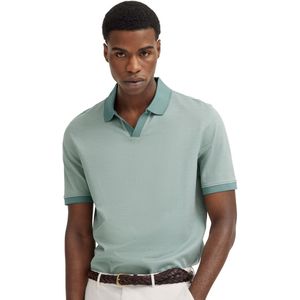 Bugatti - Polo - Turquoise - Katoen - Wijde Fit