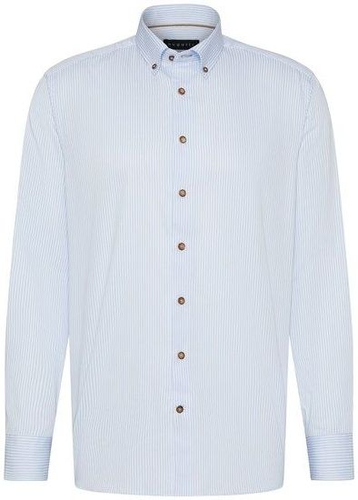 Bugatti - Overhemd - Gestreept - Button-down Kraag