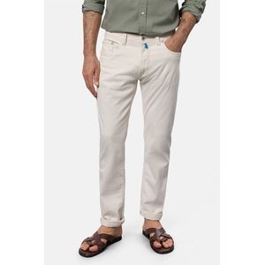Pierre Cardin - Lyon Tapered Jeans - Beige - Stretch Denim - Slanke Pasvorm