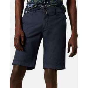 Pierre Cardin - Bermuda - Donkerblauw - Katoen/Elastaan/Linnen