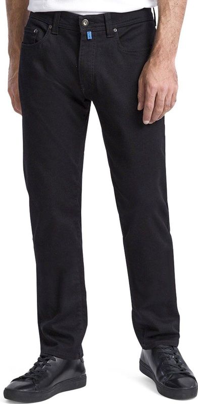 Pierre Cardin Broek Lyon Tapered Future Flex Zwart Heren - Five-pocket broek