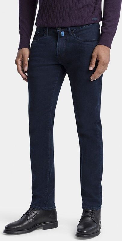 Pierre Cardin - Antibes - Jeans - Blauw/Zwart - Futureflex, Biologisch Katoen