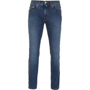 Pierre Cardin - Lyon - Jeans - Donkerblauw - Katoen/Polyester/Elastaan