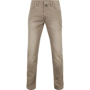 Pierre Cardin - Lyon - Herenbroek - Beige - 70% Katoen, 24% Lyocell, 4% Polyester, 2% Elastaan