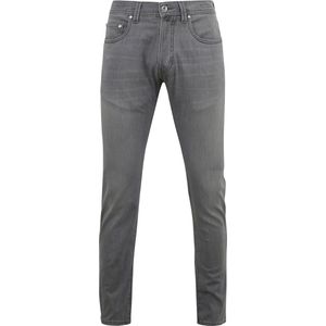 Pierre Cardin - Broek Lyon Tapered Future Flex Grijs - Heren Modern-fit