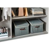 Wimex Schwebetürenschrank »Barmbek Schlafzimmerschrank BESTSELLER Garderobenschrank«, Kleiderschrank mit 2 Stoffboxen und 2 zusätzlichen Böden, Spiegeltür