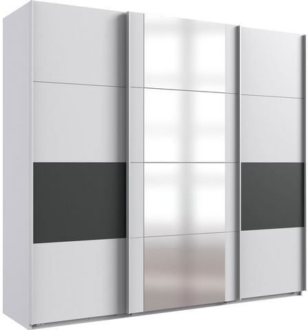 Wimex Schwebetürenschrank "Barmbek Schlafzimmerschrank BESTSELLER Garderobenschrank", Kleiderschrank mit 2 Stoffboxen und 2 zusätzlichen Böden, Spiegeltür
