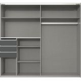 Wimex Schwebetürenschrank »Saigon«, mit Spiegeltür, 2 Türen, 225cm breit