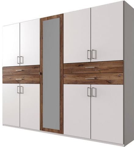Wimex Kleiderschrank Taiga Kleiderschrank mit Spiegel OTTOs Choice Topseller mit Schubladen auf bequemer Höhe, Garderobe Schlafzimmerschrank