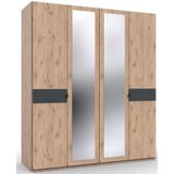 Wimex Drehtürenschrank "Budapest", mit Spiegel, wahlweise 180 oder 225cm breit