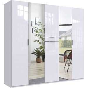 Wimex Draaideurkast Moldau kledingkast met spiegel slaapkamerkast bestseller Kies je interieur, kant-en-klaar geconfigureerd in de kast