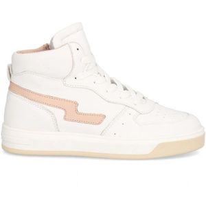 Gattino - G1301 - Sneakers - White Combi/Roze - Katoen