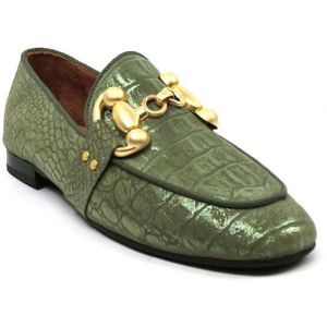 Babouche - G5611-9 Loafers - Kaki - Suède