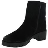 Qoo Tum - 14130 Enkellaarzen - Zwart - Suede