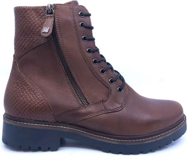 Helioform - 689.007 Enkellaarzen - Cognac - Leer