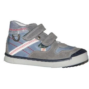 Piedro 88055N Klittenbandschoenen - Leer - Wijdte 5,5 - Kinderschoenen