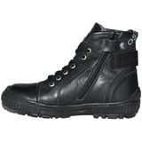 Piedro 77014N Veterschoenen - Leer - Wijdte 3.5 - Zwart