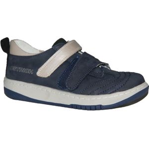 Piedro - 78081N - Klittenbandschoenen - Leer - Blauw