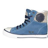 Piedro 77095N Veterschoenen - Leer - Blauw - Rubberen Zool