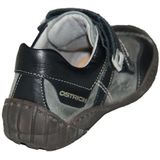 Piedro 77034N Klittenbandschoenen - Leer - Jongens - Zwart