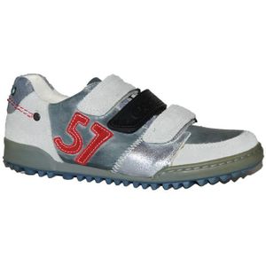 Piedro 78015N Klittenbandschoenen - Leer - Wijdte 5 - Jongens