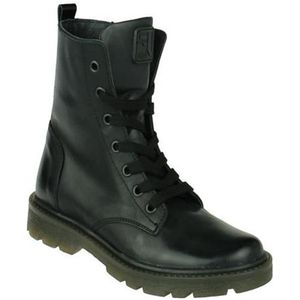 Jochie & Freaks - 21762 - Veterschoenen - Zwart - Leer