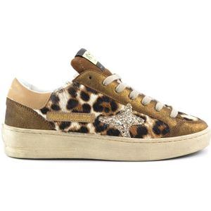 Ama - 2948 Slam Sneakers - Leopard - Textiel