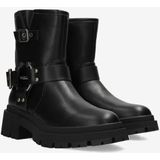 Mexx - Parvati MO - Enkellaarzen - Zwart - Leer