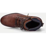 Mustang - Heren Veterschoenen - Cognac - Synthetisch Materiaal