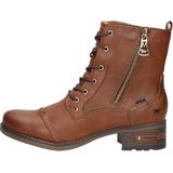 Mustang dames veterboot - Cognac