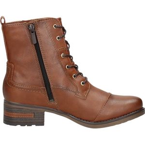 Mustang Veterschoenen Hoog Veterschoenen Hoog - cognac