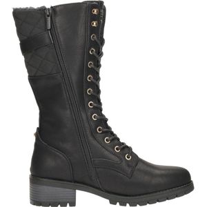 Mustang Veterschoenen Hoog Veterschoenen Hoog - zwart
