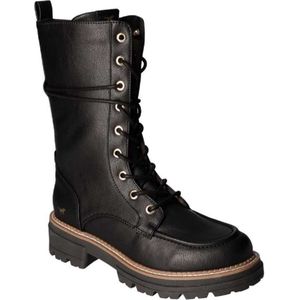 Mustang Shoes Veterlaarsjes zipper boots, lace-up boots, short boots with block heel