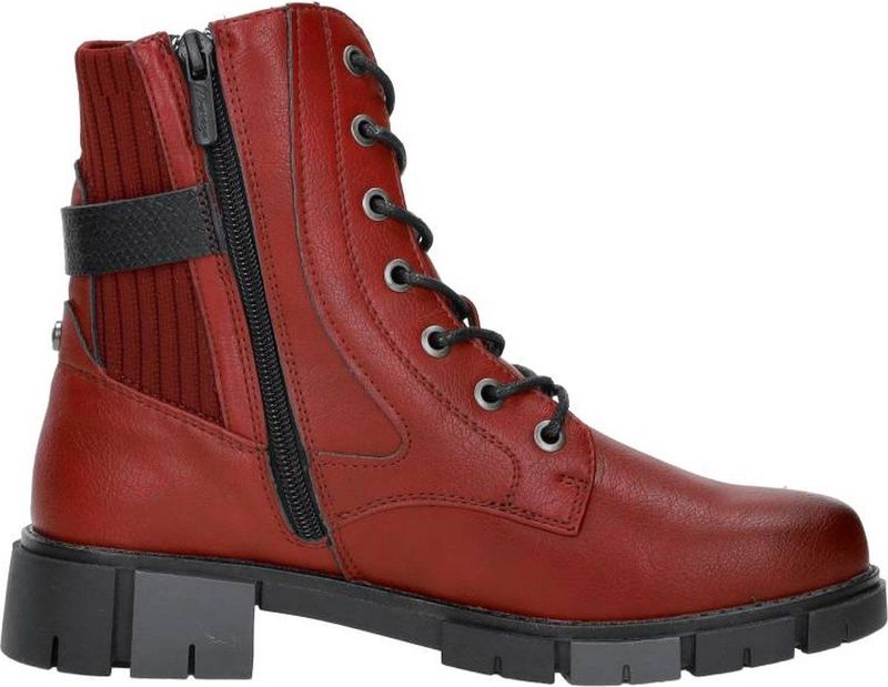 Mustang Veterschoenen Hoog Veterschoenen Hoog - rood