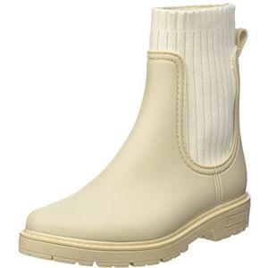 Mustang enkellaarzen voor dames 1444-503, grootte:38, kleur:Ivoor