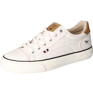Mustang Sneaker Low für Damen, weiß, Gr. 42 EU