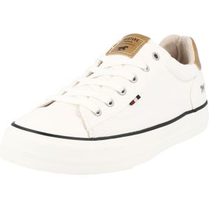 Mustang Damen Sneaker Schnürhalbschuh weiß