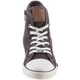 MUSTANG Dames Hoge Sneakers - Zwart