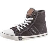 MUSTANG Dames Hoge Sneakers - Zwart