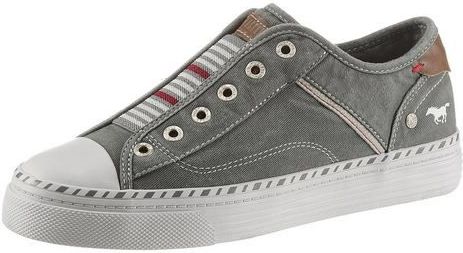 Mustang Damen Sneaker Slipper grau