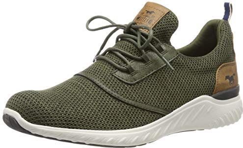 MUSTANG 4132-311-777 Sneakers voor heren, Khaki (stad)