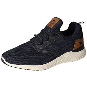 MUSTANG Herensneakers met veters, blauw navy 820, 44 EU