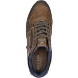 Mustang - Heren Sneakers - Cognac - Synthetisch - Sportief Uiterlijk
