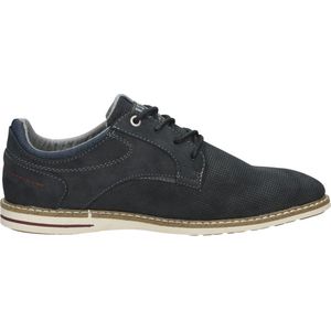 Mustang Schnuerhalbschuh für Herren, blau, Gr. 43 EU