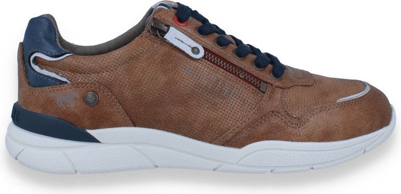 MUSTANG - Herensneakers - Bruin - 44 EU