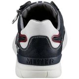 MUSTANG Herensneakers - Donkerblauw - Synthetisch Bovenmateriaal - Vetersluiting